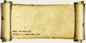 Natalija Arunović vizit kartica